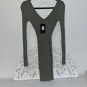 Brand new knit sweater dress midi length